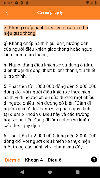Screenshots iThong: Tra cứu mức phạt vi phạm giao thông 2021