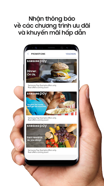 Ảnh chụp màn hình Samsung Pay - Ứng dụng thanh toán một chạm theo xu hướng của Samsung