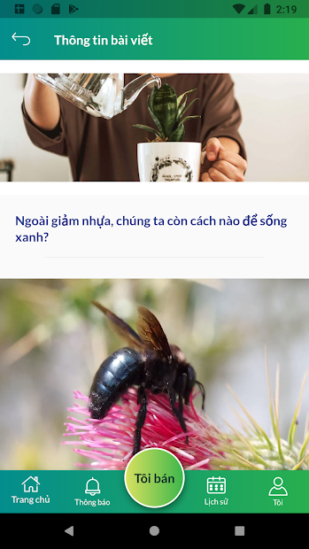 Screenshots VECA: Ứng dụng bán ve chai công nghệ, phân loại phế liệu