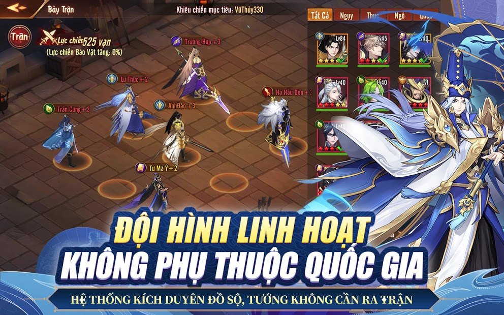 Screenshots Tân OMG3Q VNG - Game đấu tướng Tam Quốc thế hệ mới