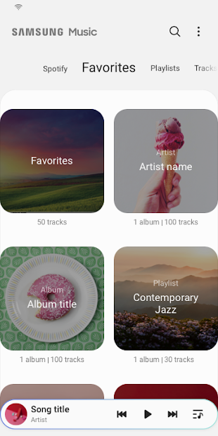 Screenshots Samsung Music: Ứng dụng nghe nhạc dành riêng cho thiết bị Samsung