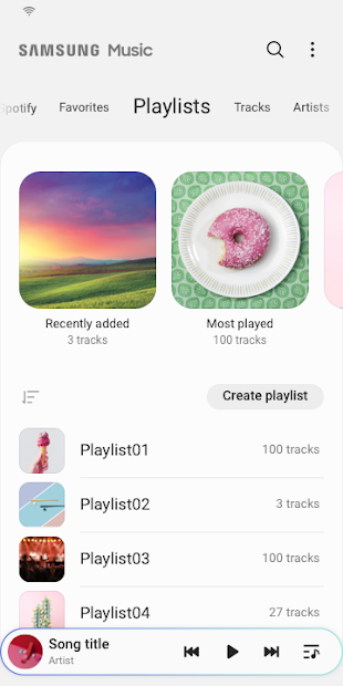 Screenshots Samsung Music: Ứng dụng nghe nhạc dành riêng cho thiết bị Samsung