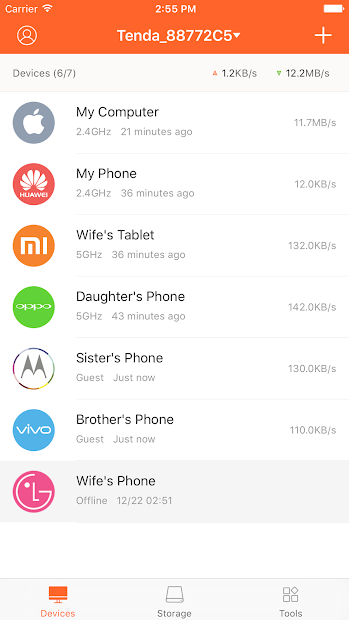 Screenshots Tenda WiFi: Ứng dụng quản lý Router Wifi của Tenda