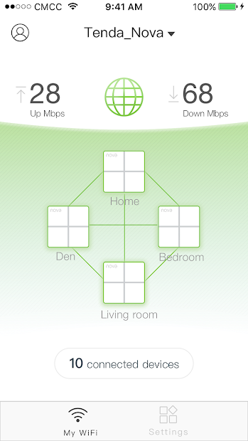 Screenshots Tenda WiFi: Ứng dụng quản lý Router Wifi của Tenda