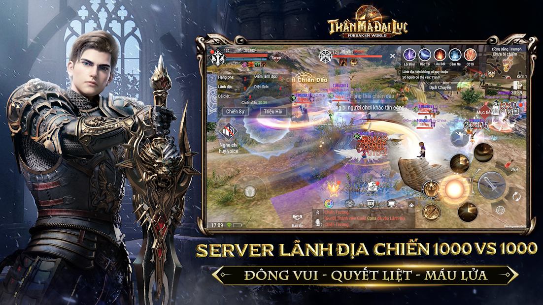 Screenshots Forsaken World: Thần Ma Đại Lục VNG - Game MMORPG Fantasy đồ hoạ tuyệt đỉnh