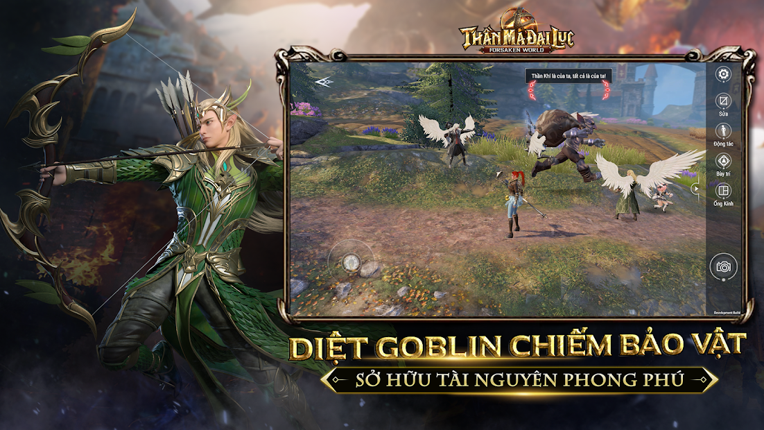 Screenshots Forsaken World: Thần Ma Đại Lục VNG - Game MMORPG Fantasy đồ hoạ tuyệt đỉnh