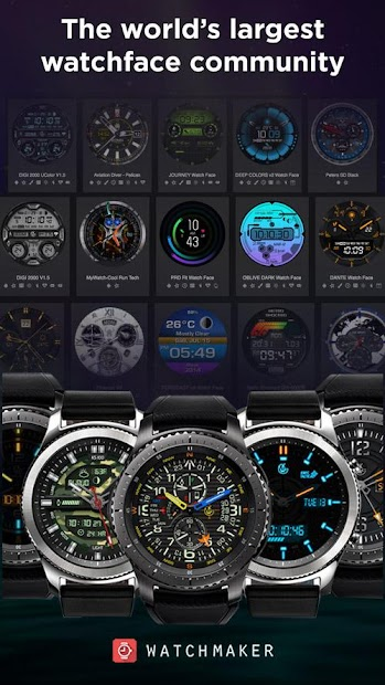 Screenshots Watchmaker: Ứng dụng mặt đồng hồ cho mọi nền tảng
