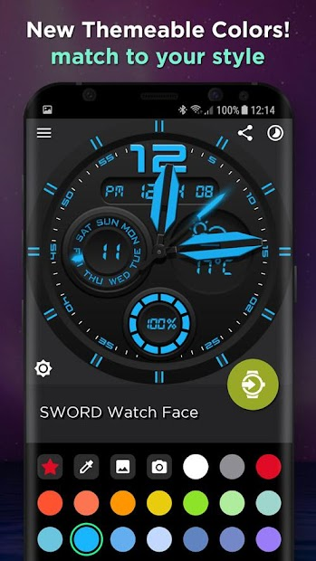 Screenshots Watchmaker: Ứng dụng mặt đồng hồ cho mọi nền tảng