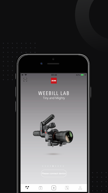 Screenshots ZY Play - Công cụ kết nối và điều khiển gimbal Zhiyun