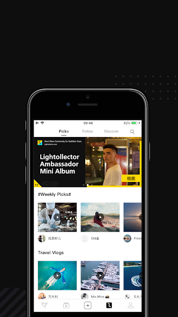 Screenshots ZY Play - Công cụ kết nối và điều khiển gimbal Zhiyun