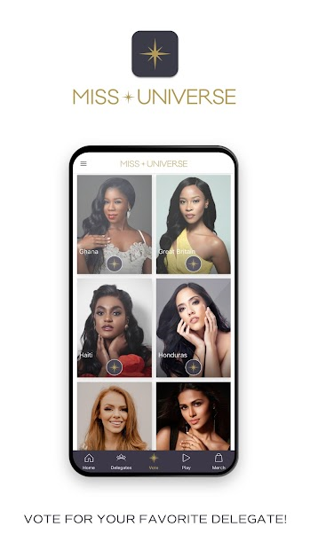 Screenshots Miss Universe - Ứng dụng theo dõi, bình chọn Miss Universe 2021 - Hoa hậu Hoàn vũ