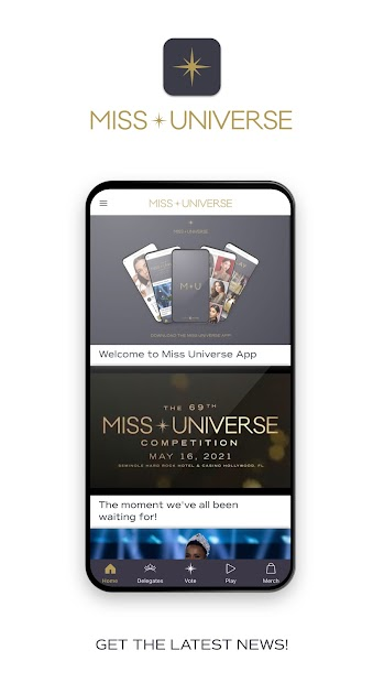 Screenshots Miss Universe - Ứng dụng theo dõi, bình chọn Miss Universe 2021 - Hoa hậu Hoàn vũ