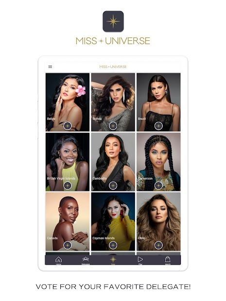 Screenshots Miss Universe - Ứng dụng theo dõi, bình chọn Miss Universe 2021 - Hoa hậu Hoàn vũ