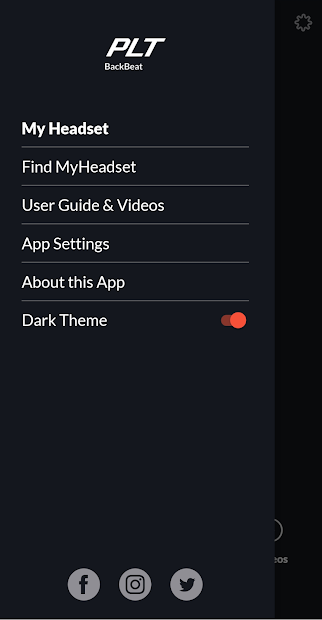 Screenshots BackBeat: Ứng dụng điều khiển tai nghe Plantronics