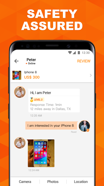Ảnh chụp màn hình 5miles - App mua bán đồ cũ gần bạn