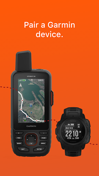 Screenshots Garmin Explore: Ứng dụng bản đồ cho các hoạt động ngoài trời