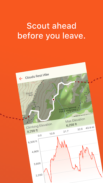Screenshots Garmin Explore: Ứng dụng bản đồ cho các hoạt động ngoài trời
