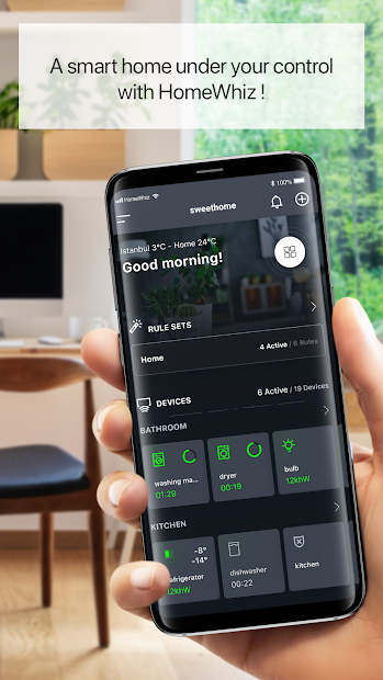 Screenshots HomeWhiz: Ứng dụng điều khiển thiết bị gia đình thông minh