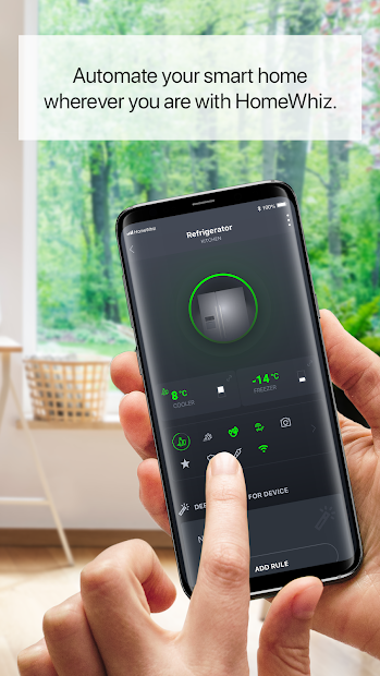 Screenshots HomeWhiz: Ứng dụng điều khiển thiết bị gia đình thông minh