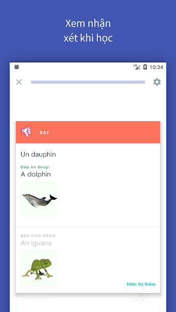 Screenshots Quizlet: Học tiếng và từ vựng bằng thẻ ghi nhớ