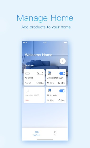 Screenshots NetHome Plus: Ứng dụng điều khiển và theo dõi chất lượng không khí gia đình