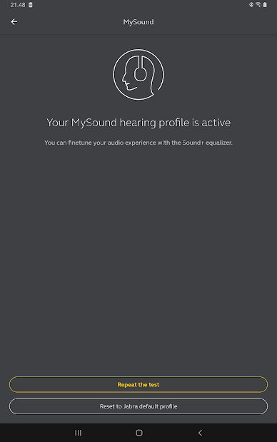 Screenshots Jabra Sound+: Ứng dụng tùy chỉnh tai nghe Jabra theo ý thích
