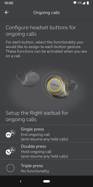 Screenshots Jabra Sound+: Ứng dụng tùy chỉnh tai nghe Jabra theo ý thích