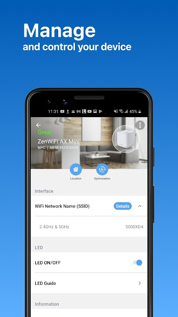 Screenshots ASUS Router - Ứng dụng quản lý mạng Wifi gia đình