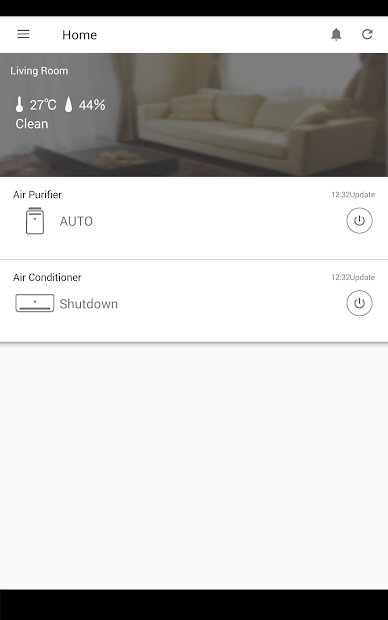 Screenshots Sharp Air App: Ứng dụng điều khiển máy lọc/điều hòa không khí thông minh