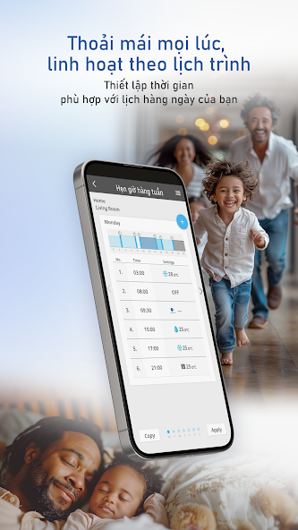 Screenshots Panasonic Comfort Cloud: Ứng dụng điều khiển điều hòa Panasonic
