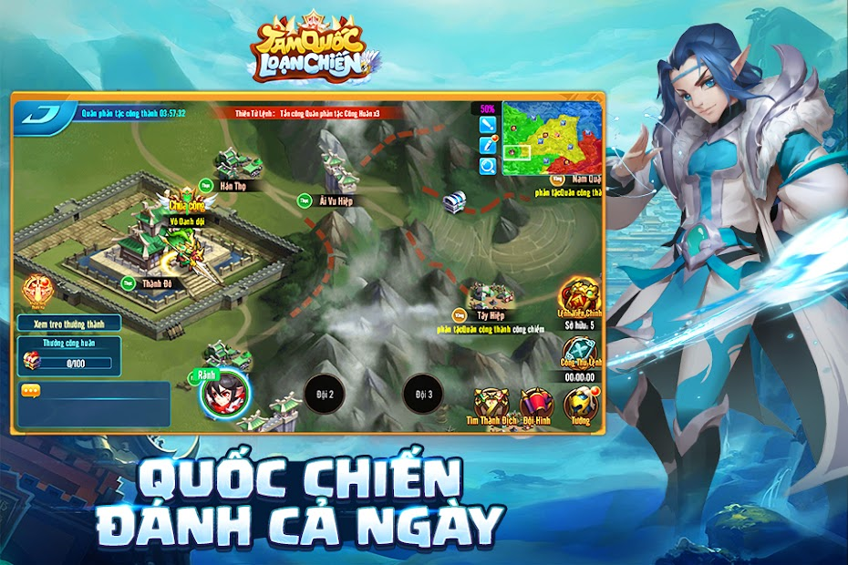 Screenshots Tam Quốc Loạn Chiến Funtap - Game nhập vai đấu tướng thế hệ mới