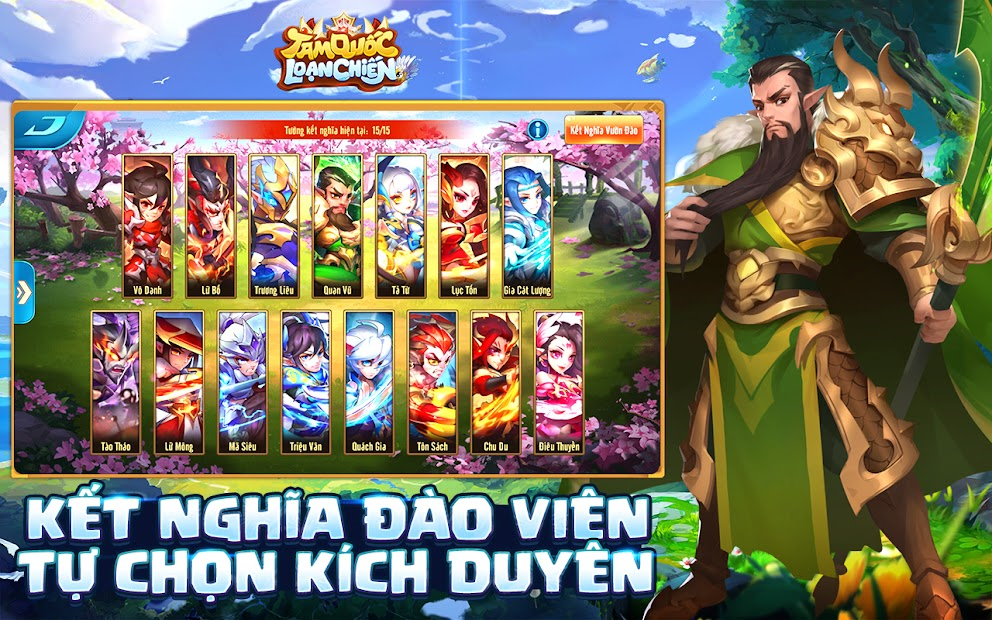 Screenshots Tam Quốc Loạn Chiến Funtap - Game nhập vai đấu tướng thế hệ mới