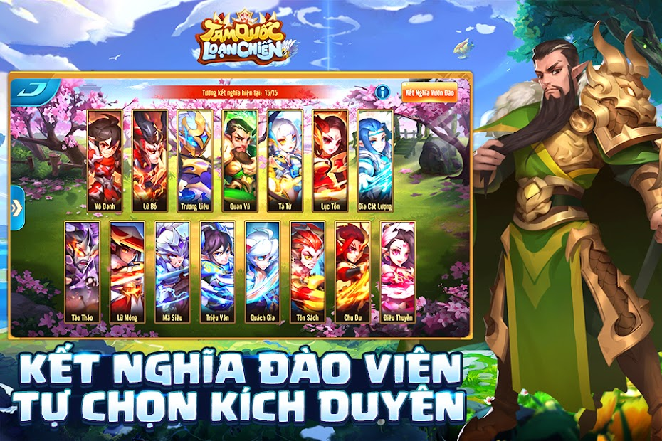 Screenshots Tam Quốc Loạn Chiến Funtap - Game nhập vai đấu tướng thế hệ mới