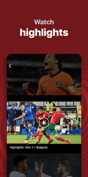 Screenshots EURO 2020 Official - Cập nhật tỷ số chính xác, nhanh chóng