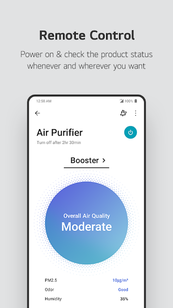 Screenshots LG ThinQ: Ứng dụng điều khiển thiết bị gia dụng thông minh LG