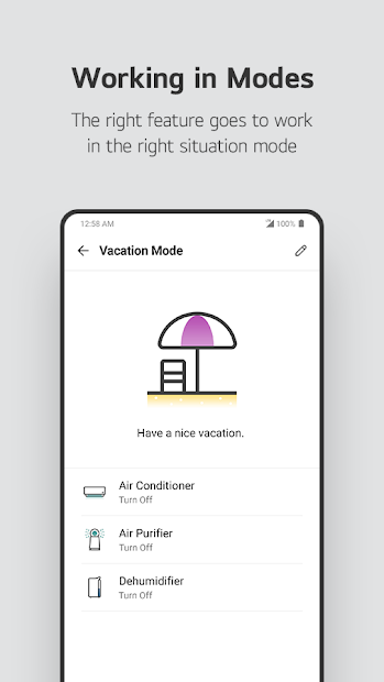 Screenshots LG ThinQ: Ứng dụng điều khiển thiết bị gia dụng thông minh LG