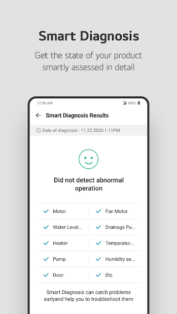Screenshots LG ThinQ: Ứng dụng điều khiển thiết bị gia dụng thông minh LG