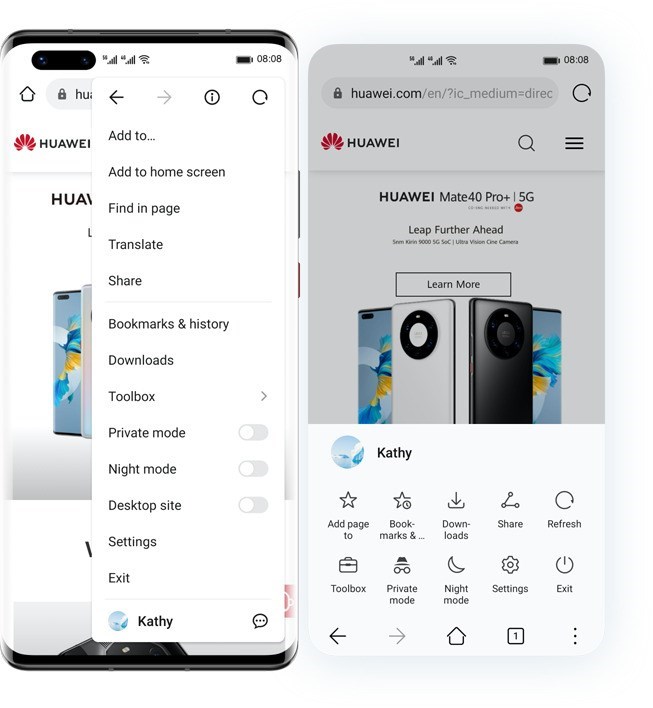 Screenshots HUAWEI Browser: Trình duyệt web thông minh dành riêng cho Huawei