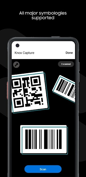 Screenshots Samsung Knox Capture: Giải pháp quét mã vạch cho doanh nghiệp