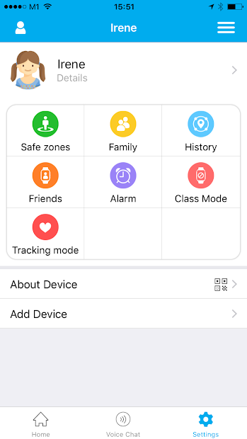 Screenshots myFirstFone: Ứng dụng điều khiển đồng hồ định vị trẻ em Oaxis