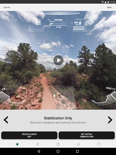 Screenshots VIRB® Mobile: Ứng dụng điều khiển máy quay Garmin 360 độ