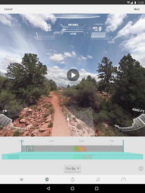 Screenshots VIRB® Mobile: Ứng dụng điều khiển máy quay Garmin 360 độ