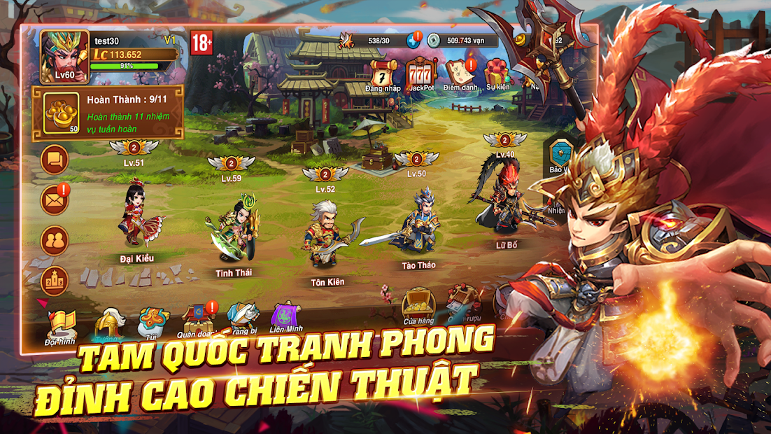 Screenshots Tải Tam Quốc Tranh Phong - Đỉnh cao game chiến thuật