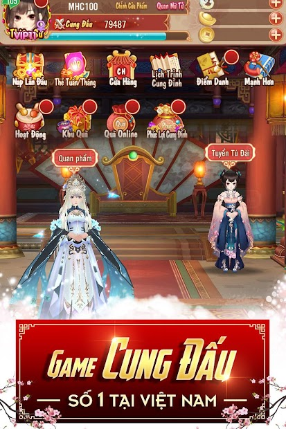 Screenshots Tải 360mobi Mộng Hoàng Cung - Game cung đấu số 1 Việt Nam