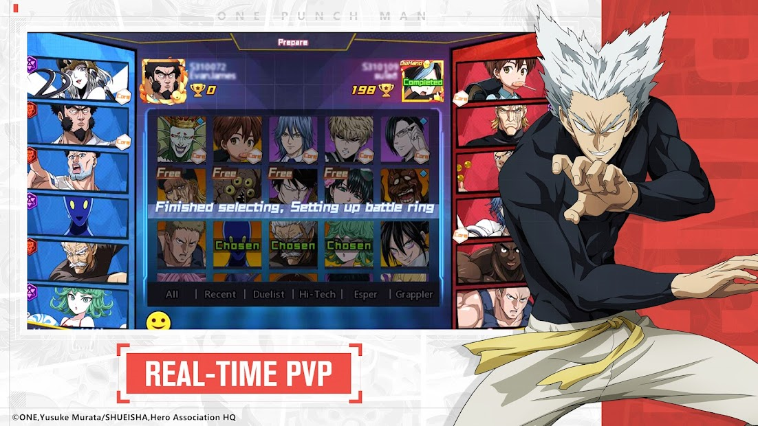 Screenshots Tải One Punch Man: The Strongest - Game đấu thẻ tướng chuẩn anime