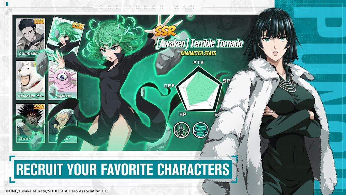 Screenshots Tải One Punch Man: The Strongest - Game đấu thẻ tướng chuẩn anime