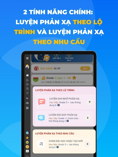 Screenshots Tải Lang Kingdom: Luyện phản xạ, học tiếng Anh online