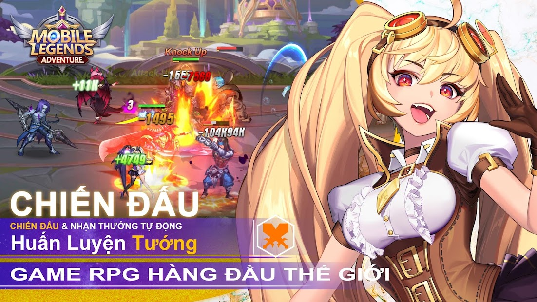 Chụp màn hình Mobile Legends: Adventure - Game nhập vai chiến đấu thẻ bài anh hùng