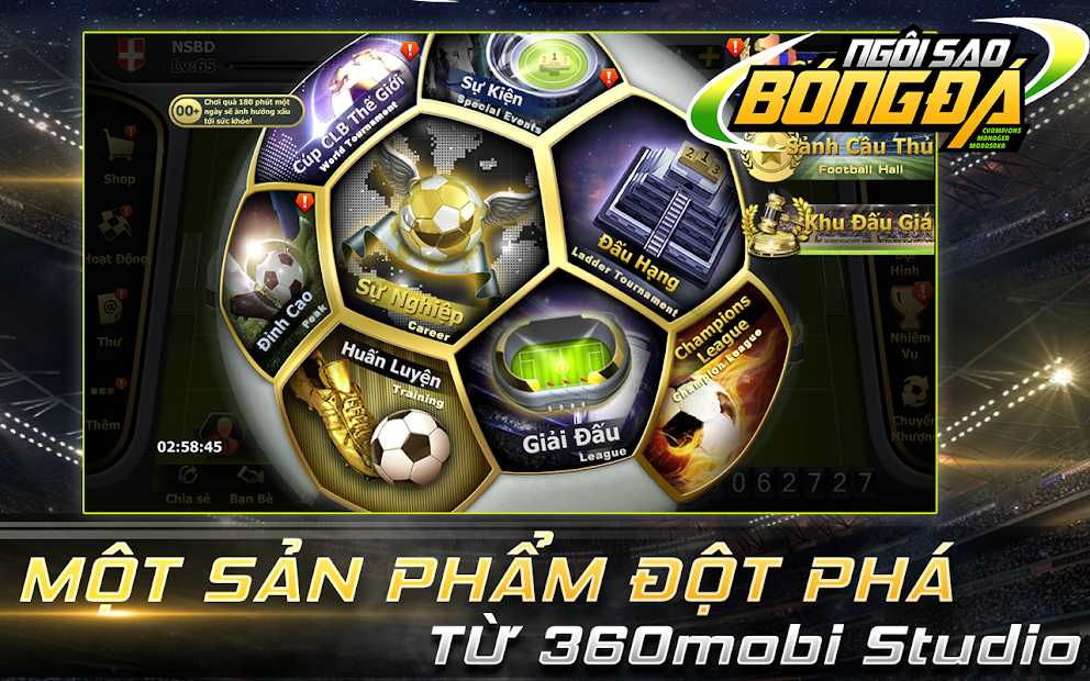 Screenshots Tải Ngôi Sao Bóng Đá Mobasaka - Nơi thỏa mãn niềm đam mê bóng đá