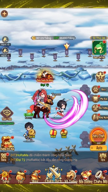 Chụp màn hình Tải game Đại Tỷ 3Q - Nữ Tướng Xuất Kích, Văn Bình Đầu Hàng